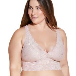 Cosabella Never Say Never Extended Plungie Bralette Nude Mandorla 1X Wireless